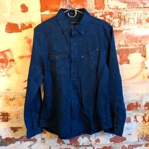 United By Blue River Denim Work Shirt Medium